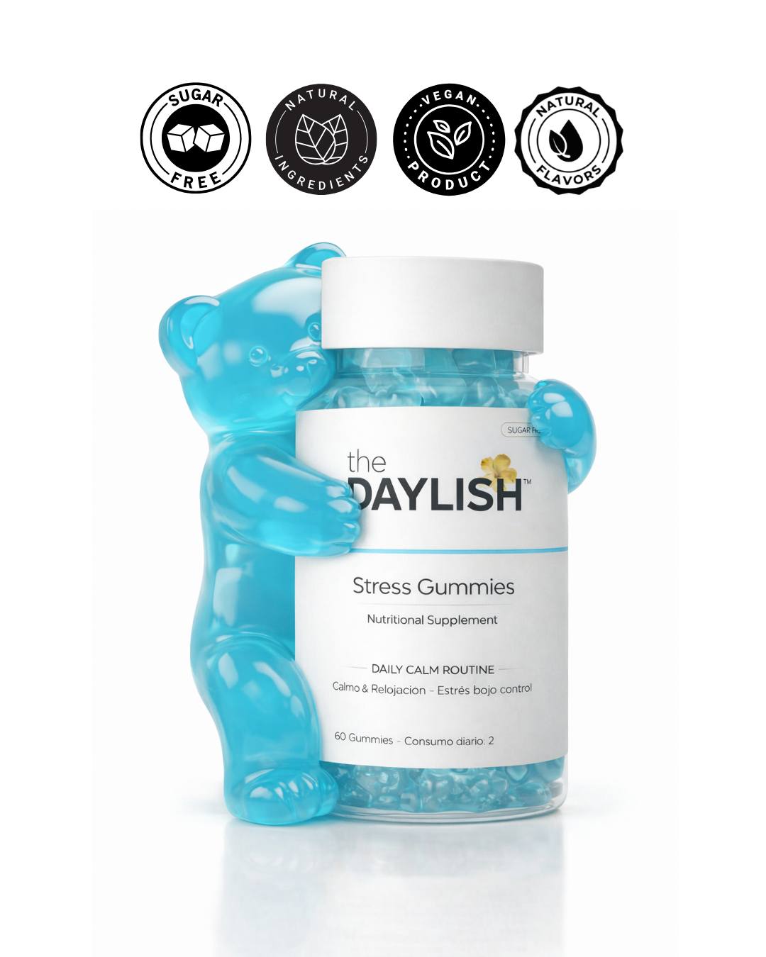 DAYLISH - Stress Gummies (60 unidades)