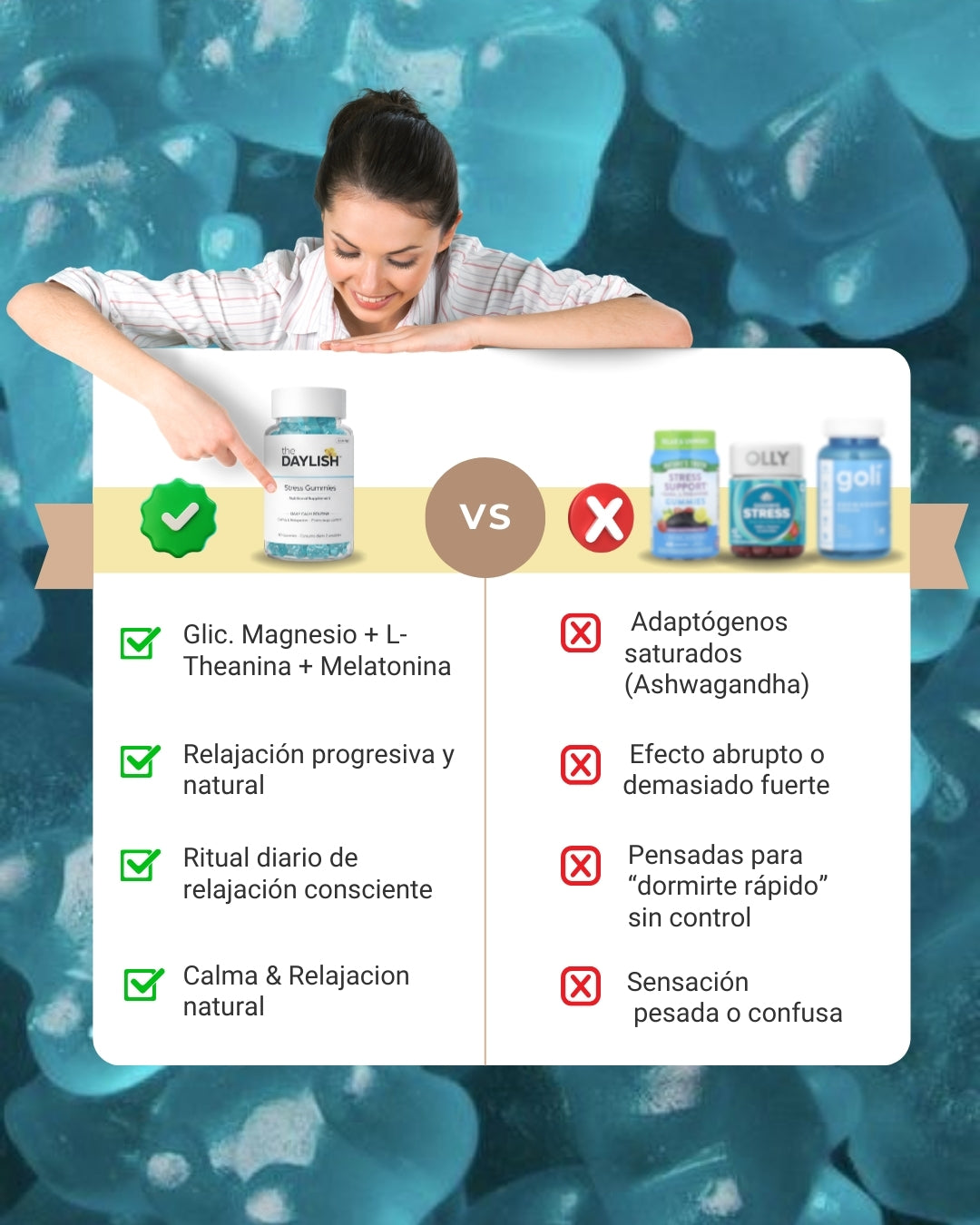 DAYLISH - Stress Gummies (60 unidades)